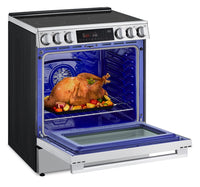 LG 6.3 Cu. Ft. Smart Induction Slide-In Range with Air Fry - LSIL6336XE | Cuisinière induction encastrée intelligente LG de 6,3 pi3 avec friture à air - LSIL6336XE