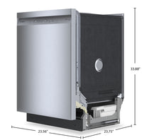 Bosch 100 Series 24" 48 dBA Smart Dishwasher with PrecisionWash® - Stainless Steel - SHE41CM5N | Lave-vaisselle intelligent Bosch de série 100 de 24 po de 48 dBA avec PrecisionWashMD - acier inoxydable - SHE41CM5N | SHE41M5N