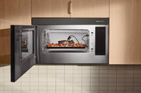 KitchenAid Multifunction Smart Flush Mount Over-the-Range Microwave Oven – Black Ore - YKMMF730PBE | Four à micro-ondes à hotte intégrée intelligent multifonctionnel KitchenAid à installation affleurée - Minerai noir  - YKMMF730PBE