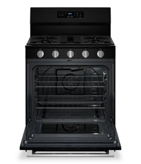 Maytag 5 Cu. Ft. Convection Gas Range with No Preheat Air Fry - Black - MFGS6030RB | Cuisinière à gaz Maytag de 5 pi3 à convection avec friture à air sans préchauffage - noire - MFGS6030RB | MFGS60RB