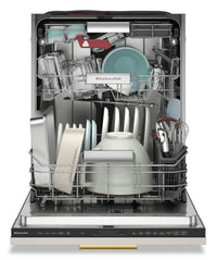 KitchenAid Panel-Ready Flush-to-Cabinet Dishwasher with FreeFlex™ Fit Third Rack - KDTF924PPA | Lave-vaisselle affleuré KitchenAid avec panneau personnalisable et 3e panier FreeFlexMC - KDTF924PPA | KDTF924P