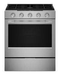 KitchenAid 30" 5.0 Cu. Ft. Slide-in Gas Range - Fingerprint Resistant Stainless Steel - KSGS530SPS | Cuisinière à gaz encastrée KitchenAid de 5,0 pi³ et de 30 po - acier inoxydable résistant aux traces de doigts - KSGS530SPS
