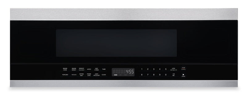 Galanz 1.2 Cu. Ft. Low-Profile Over-the-Range Microwave - GLOMJK12S2SW-10 | Four à micro-ondes à hotte intégrée à profil bas Galanz de 1,2 pi³ - GLOMJK12S2SW-10 | GLOMJK2S