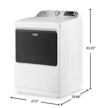 Maytag 7.4 Cu. Ft. Pet Pro Gas Dryer - White - MGD7205RW  | Sécheuse à gaz Animal Pet Pro de Maytag de 7,4 pi3 - Blanches - MGD7205RW