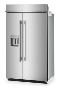 Kitchenaid 48" 29.4 Cu. Ft. Built-In Side-by-Side Refrigerator – Stainless Steel - KBSD748SPS | Réfrigérateur encastré KitchenAid de 29,4 pi3 et de 48 po à compartiments juxtaposés - acier inoxydable - KBSD748SPS