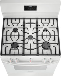 Frigidaire 5.1 Cu. Ft. Gas Range with Quick Boil Burner - FCRG3052BW  | Cuisinière à gaz Frigidaire de 5,1 pi3 avec brûleur à ébullition rapide - FCRG3052BW  | FCRG30WW