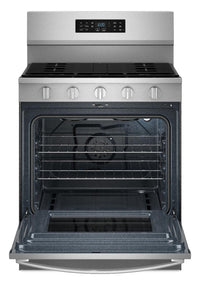 Whirlpool 5.0 Cu. Ft. Gas Range with Air Cooking – Fingerprint Resistant Stainless Steel - WFGS5730SZ | Cuisinière à gaz Whirlpool de 5,0 pi3 avec cuisson à air – acier inoxydable résistant aux traces de doigts - WFGS5730SZ