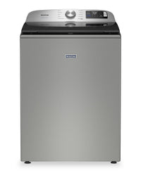 Maytag 6.0 Cu. Ft. Smart Top-Load Washer - Radiant Silver - MTW6205RR | Laveuse intelligente Maytag à chargement par le haut de 6,0 pi3 - argenté radieux - MTW6205RR