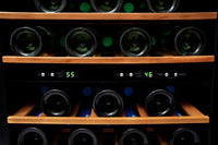Frigidaire 4.4 Cu. Ft. 45-Bottle Two-Zone Wine Cooler - FRWW4543AS  | Refroidisseur à vin Frigidaire de 4,4 pi3 à 2 zones pour 45 bouteilles - FRWW4543AS  | FRWW454S