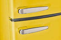 Unique Classic Retro 24" 11 Cu Ft. Top Freezer Refrigerator - Canary Yellow - UNQ-310L Y TM | Réfrigérateur Classic Rétro d’Unique de 24 po et de 11 pi3 à congélateur supérieur - jaune canari - UNQ-310L Y TM