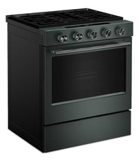 KitchenAid 30" 5.0 Cu. Ft. Slide-in Gas Range with Convection Modes - Juniper - KSGS530SJP | Cuisinière à gaz encastrée KitchenAid de 5,0 pi³ et de 30 po avec modes à convection - genièvre - KSGS530SJP