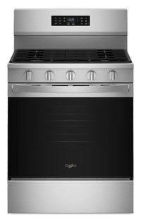 Whirlpool 5.0 Cu. Ft. Gas Range with Air Cooking – Fingerprint Resistant Stainless Steel - WFGS5730SZ | Cuisinière à gaz Whirlpool de 5,0 pi3 avec cuisson à air – acier inoxydable résistant aux traces de doigts - WFGS5730SZ