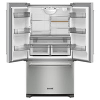 KitchenAid 36" 20 Cu. Ft. Counter-Depth French-Door Refrigerator - Stainless Steel - KRFC136RPS | Réfrigérateur KitchenAid de 36 po et de 20 pi3 de profondeur comptoir à portes françaises - acier inoxydable - KRFC136RPS | KRFC13PS
