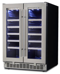 Silhouette Napa 4.7 Cu. Ft. 42-Bottle French-Door Wine Cooler - DWC047D1BSSPR 