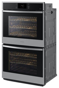 Samsung 10.2 Cu. Ft. 6 Series Double Wall Oven with Air Fry - NV51CG600DSRAA | Four mural double Samsung de 10,2 pi³ série 6 avec hublot et AirFry - NV51CG600DSRAA | NV51C6DS