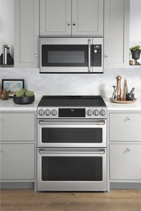 Café 6.7 Cu. Ft. Smart Front-Control Double Oven Electric Range - CCES750P2MS1 | Cuisinière électrique Café à four double de 6,7 pi3 avec commandes à l’avant - CCES750P2MS1 | CCES75SS