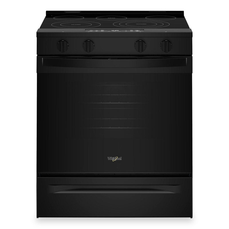 Whirlpool 30" 5.3 Cu. Ft Electric Range with Air Cooking – Black - YWSES5030SB | Cuisinière électrique Whirlpool de 5,3 pi³ et de 30 po avec cuisson à air - noire - YWSES5030SB