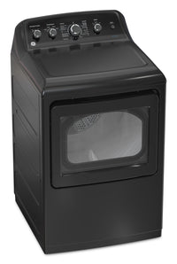 GE 4.9 Cu. Ft. Top Load Washer and 7.2 Cu. Ft. Electric Dryer – Diamond Grey | Laveuse à chargement par le haut de 4,9 pi3 et sécheuse électrique de 7,2 pi3 de GE - Gris diamant