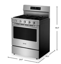 Maytag 30" 5 Cu. Ft. Gas Range with No Preheat Air Fry - Fingerprint Resistant Stainless Steel - MFGS7030SZ | Cuisinière à gaz Maytag de 5 pi³ et de 30 po avec friture à air sans préchauffage - acier inoxydable résistant aux traces de doigts - MFGS7030SZ
