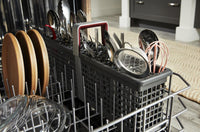 KitchenAid 24" 44 dBA Dishwasher with 360° Max Jets™ Third Rack – Black Ore - KDTS724SBE | Lave-vaisselle KitchenAid de 24 po et de 44 dBA avec troisième panier 360° Max JetsMC - minerai noir - KDTS724SBE