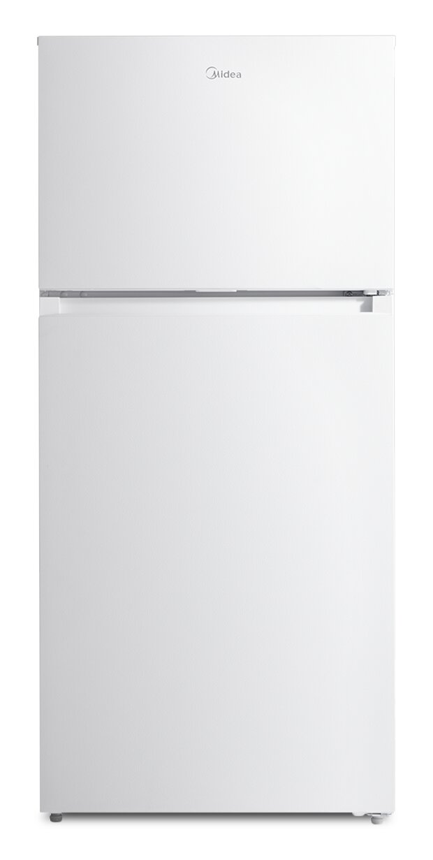 Midea 27.5” 16 Cu. Ft. Top Mount Freezer Refrigerator – White - MRT16D2BWW | Réfrigérateur Midea de 16 pi³ et de 27,5 po à congélateur supérieur - blanc - MRT16D2BWW | MRT16D2W