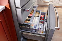 KitchenAid 26 Cu. Ft. 4-Door Refrigerator with FreshChill™ Drawer - KRMF536RPS | Réfrigérateur 4 portes KitchenAid de 26 pi³ avec tiroir FreshChillMC - KRMF536RPS | KRMF53PS