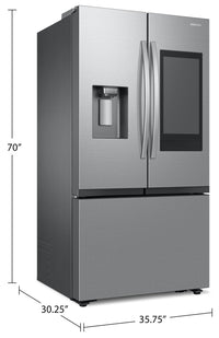Samsung 25 Cu. Ft. French-Door Refrigerator with Family Hub™ - RF27CG5900SRAC  | Réfrigérateur Samsung de 25 pi³ à portes françaises avec portail Family HubMC - RF27CG5900SRAC  | RF27C59S