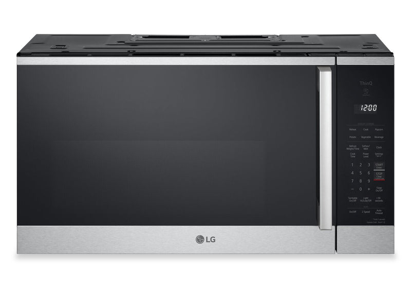 LG 1.8 Cu. Ft. Smart Over-the-Range Microwave with EasyClean® - MVEM1825X | Four à micro-ondes à hotte intégrée intelligent LG de 1,8 pi3 avec EasyCleanMC - MVEM1825X