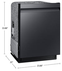 Samsung 24" 46 dBA Smart Built-In Dishwasher with StormWash™ - Matte Black - DW80CG5450MTAA | Lave-vaisselle intelligent encastré Samsung de 24 po et de 46 dBA avec StormWashMC - noir mat - DW80CG5450MTAA
