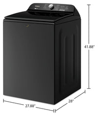 Whirlpool 6.1 Cu. Ft. Top-Load Washer with Removable Agitator - WTW6157PB | Laveuse Whirlpool à chargement par le haut de 6,1 pi3 avec agitateur amovible - WTW6157PB | WTW6157B