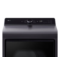 LG 7.3 Cu. Ft. Electric Dryer - Matte Black - DLE8400BE | Sécheuse électrique LG de 7,3 pi³ - noir mat - DLE8400BE