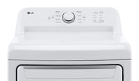 LG 7.3 Cu. Ft. Ultra Large Capacity Electric Dryer with Sensor Dry - DLE6100W | Sécheuse électrique LG à très grande capacité de 7,3 pi³ avec séchage par capteur - DLE6100W | DLE6100W