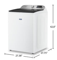 Maytag 6.0 Cu. Ft. Smart Top-Load Washer - White - MTW6205RW | Laveuse intelligente Maytag à chargement par le haut de 6,0 pi³ - blanche - MTW6205RW