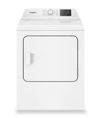 Whirlpool 4.8 Cu. Ft. Top Load Washer and 7 Cu. Ft. Electric Dryer with AutoSensing - White | Laveuse à chargement par le haut 4,8 pi3 et sécheuse électrique 7 pi3 avec détection automatique de Whirlpool - blanches