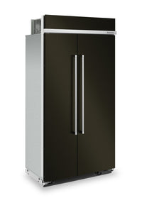 KitchenAid 25.5 Cu. Ft. Built-In Side-by-Side Refrigerator - KBSN702MBS | Réfrigérateur encastré KitchenAid de 25,5 pi³ à compartiments juxtaposés - KBSN702MBS | KBSN72BS