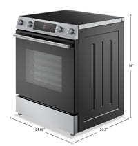 Bosch 30" 5.8 Cu. Ft. 100 Series Electric Range with Rapid Preheat and Air Fry - Stainless Steel - HEF1050MC | Cuisinière électrique Bosch série 100 de 5,8 pi3 et de 30 po avec préchauffage rapide et friture à air - acier inoxydable - HEF1050MC | HEF105MC
