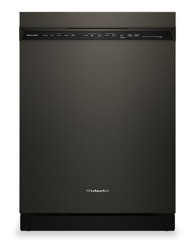 KitchenAid 24" 41 dBA Dishwasher with Third Level Jet Rack – Black Ore - KDFS324SBE | Lave-vaisselle KitchenAid de 24 po et de 41 dBA avec 3e panier à jets - minerai noir - KDFS324SBE