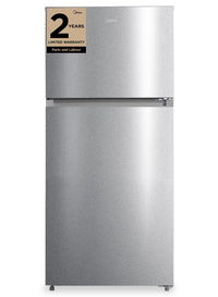 Midea 14 Cu. Ft. Garage Ready Top-Freezer Refrigerator – Stainless Steel - MRT14D2BST | Réfrigérateur Midea de 14 pi³ à congélateur supérieur qui convient à une installation dans un garage - acier inoxydable - MRT14D2BST | MRT14D2S