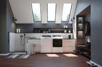 GE Profile 6.2 Cu Ft. Smart Top-Load Washer and 7.3 Cu. Ft. Electric Dryer with Steam | Laveuse intelligente à chargement par le haut de 6,2 pi³ et sécheuse électrique de 7,3 pi³ avec vapeur de GE Profile | GPTL705W