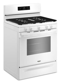 Whirlpool 30" 5.0 Cu. Ft. Gas Range with Air Cooking – White - WFGS4530SW  | Cuisinière à gaz Whirlpool de 5,0 pi³ et de 30 po avec cuisson à air - blanche - WFGS4530SW