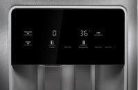 Whirlpool 36" 28.7 Cu. Ft. Side-by-Side Refrigerator – Fingerprint-Resistant Stainless - WRSF6536RZ | Réfrigérateur Whirlpool de 28,7 pi³ et de 36 po à compartiments juxtaposés - acier inoxydable résistant aux traces de doigts - WRSF6536RZ