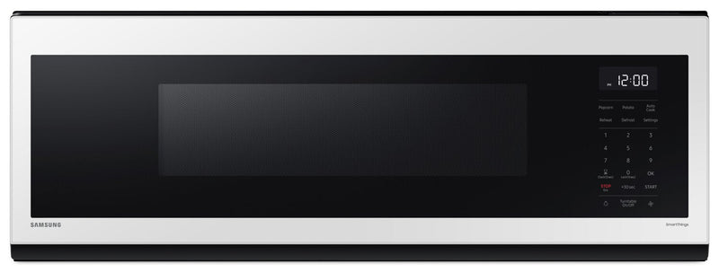 Samsung Bespoke 1.1 Cu. Ft. Low-Profile Over-the-Range Microwave - ME11CB751012AA | Four à micro-ondes à hotte intégrée à profil bas Bespoke de Samsung de 1,1 pi3 - ME11CB751012AA | ME11CB75