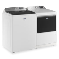 Maytag 6.0 Cu. Ft. Pet Pro Smart Top-Load Washer and 7.4 Cu. Ft. Gas Dryer - White  | Laveuse intelligente à chargement par le haut Animal Pet Pro de 6,0 pi3 et sécheuse à gaz de 7,4 pi3 de Maytag - blanches  | MATL72WG