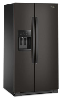 Whirlpool 36" 28.7 Cu. Ft. Side-by-Side Refrigerator – Black Stainless - WRSF5536RV | Réfrigérateur Whirlpool de 28,7 pi³ et de 36 po à compartiments juxtaposés - acier inoxydable noir - WRSF5536RV