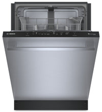 Bosch 24" 48 dBA 100 Series Smart Top-Control Dishwasher - Stainless Steel | Lave-vaisselle intelligent Bosch de série 100 de 48 dBA et de 24 po avec commandes sur le dessus - acier inoxydable