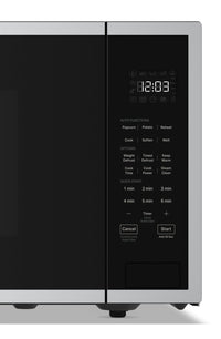 KitchenAid 1.6 Cu. Ft. Countertop Microwave with Auto Functions - YKMCS122PPS | Four à micro-ondes de comptoir KitchenAid de 1,6 pi3 avec fonctions automatiques - YKMCS122PPS | YKMCS12S