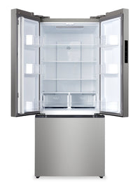 Hamilton Beach 30" 17.7 Cu. Ft French Door Refrigerator with Bottom Freezer - HBF1772  | Réfrigérateur Hamilton Beach de 17,7 pi3 et de 30 po à portes françaises avec congélateur inférieur - HBF1772