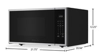 KitchenAid 1.5 Cu. Ft. Countertop Microwave with Air Fry - PrintShield Stainless Steel - KMCS522SPS | Four à micro-ondes de comptoir KitchenAid de 1,5 pi3 avec friture à air - acier inoxydable PrintShieldMC - KMCS522SPS