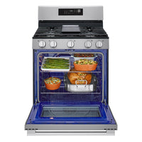 LG 6.3 Cu. Ft. Smart Gas Range with Air Fry - LRGN6323Y | Cuisinière intelligente à gaz LG de 6,3 pi3 avec friture à air - acier inoxydable - LRGN6323Y