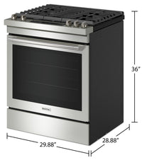 Maytag 5.8 Cu. Ft. Gas Range with Air Fry - MGS8800PZ  | Cuisinière à gaz Maytag de 5,8 pi3 avec friture à air - MGS8800PZ  | MGS880PZ
